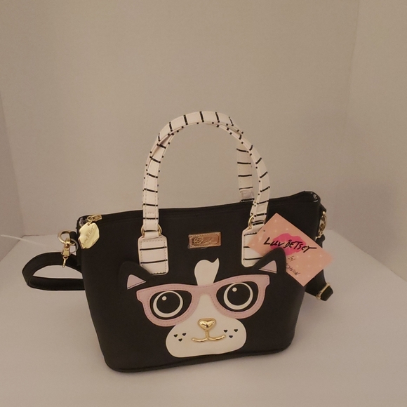 Betsey Johnson Handbags - Betsey Johnson Satchel | Black/Pink/White